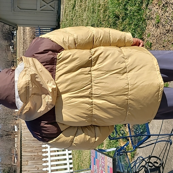 Double Down NWOT sz.XL inside zip pocket. two-tone brown - Picture 2 of 6